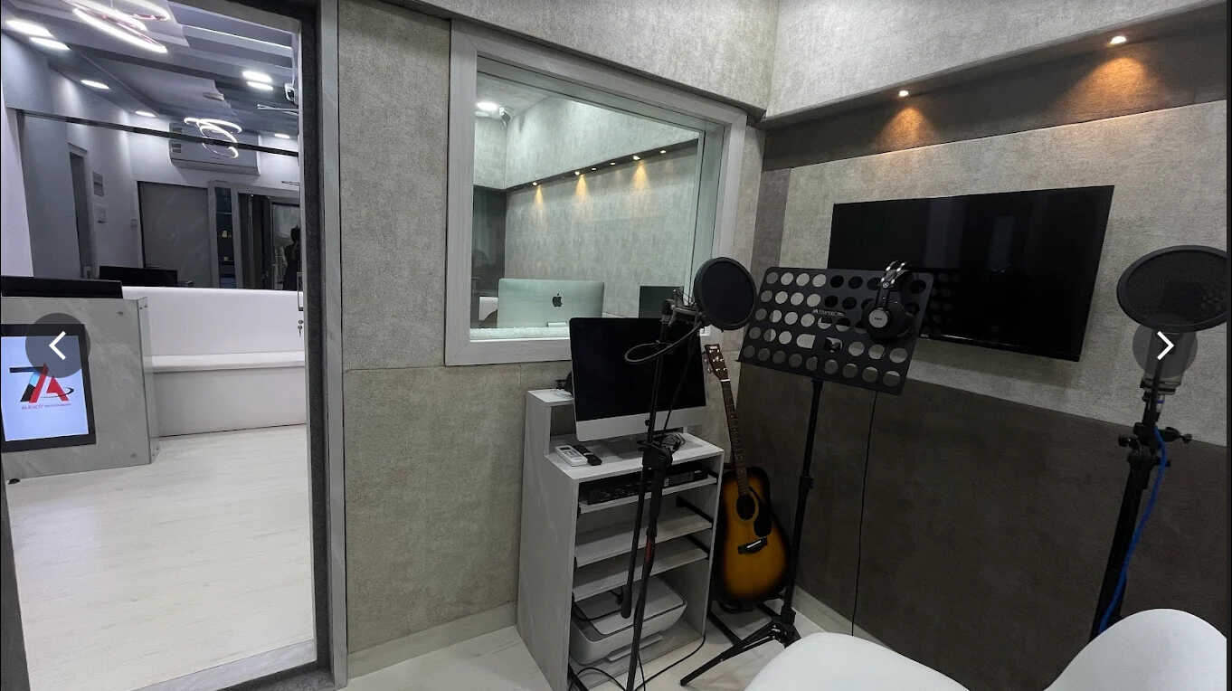 inside view of sound recording studio for sale