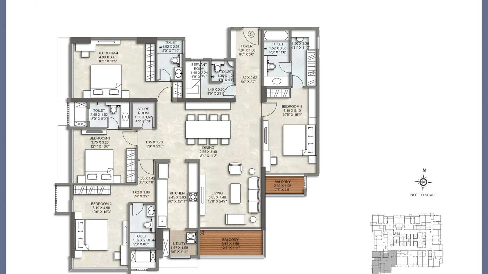 Flat Floor Plan