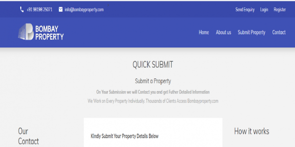 Add / Submit a Property online Free on Bombayproperty.com, Mumbai's Property Website 
