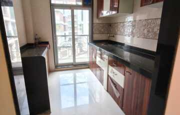 Kitchen with balcony for Washing machine