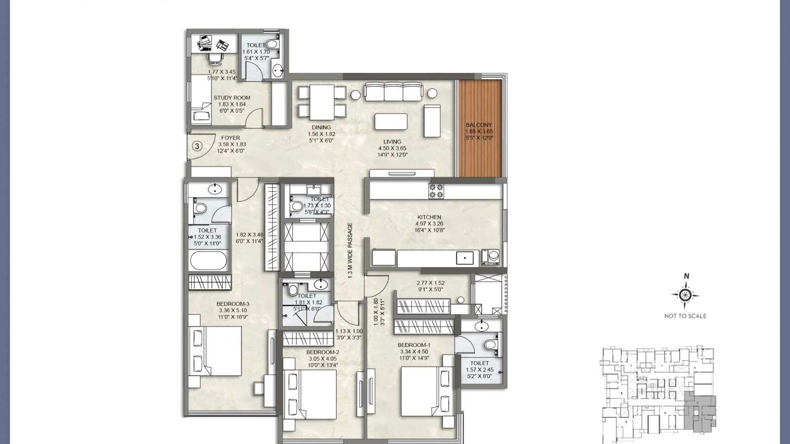 Flat Floor Plan