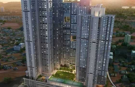 Rent Semi furnished 5 BHK in Malad East, Off WEH, – Omkar Alta Monte.