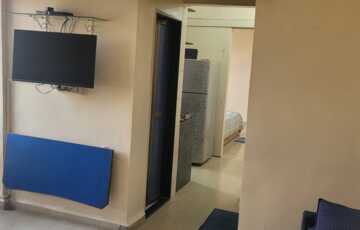1BHK fully furnished well done up windows facing national park greenery