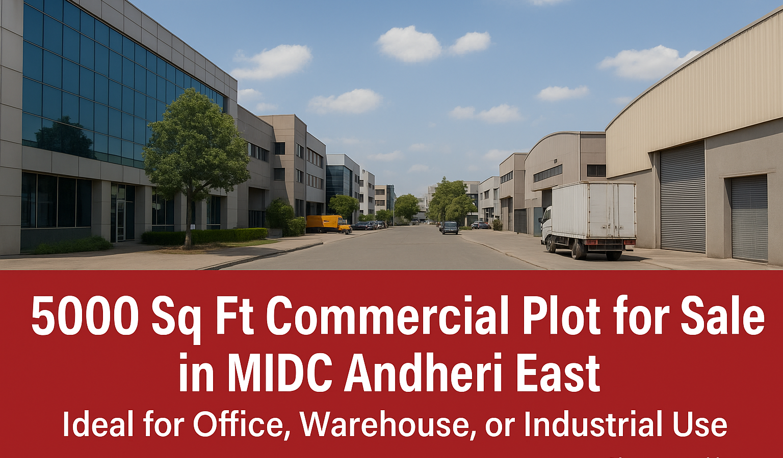 5000 sq ft Plot for Sale in MIDC Andheri East