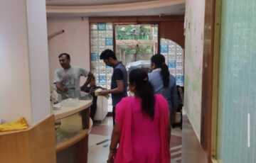 Reception of 2000 sqft Office for Rent in Borivali