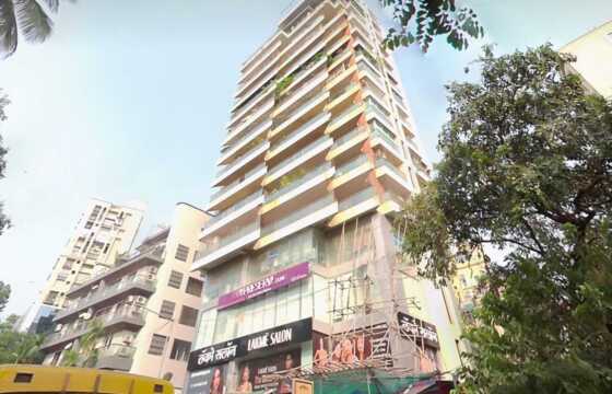 Rent S/F 3 Bhk + Terrace, Bandra W, Hill Rd, Libra Tower.