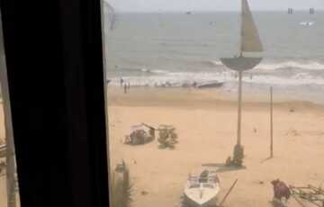 View from the Bedroom of a 2 bhk Beach Touch Flat in Juhu
