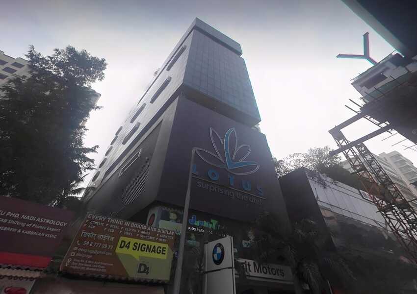 Rent Furnished 700 sft Office, Andheri W Azad Nagar, Lotus Trade Centre.