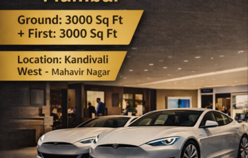 Rent 6040 sft Showroom in Kandivali W, Mahavir Nagar, Boraspada Rd.