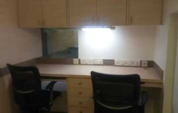 Rent Furnished 590 sft Office in Andheri W, Off Link Rd, Oberoi Chambers II.