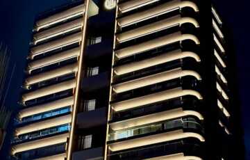 Night View of DLH Legacy, Gulmohar Rd, Juhu