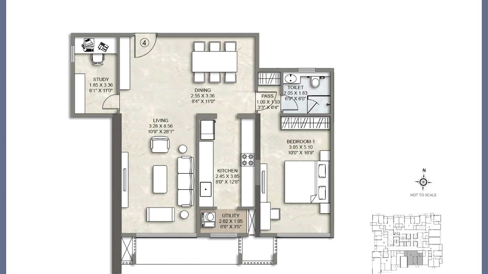 Flat Floor Plan
