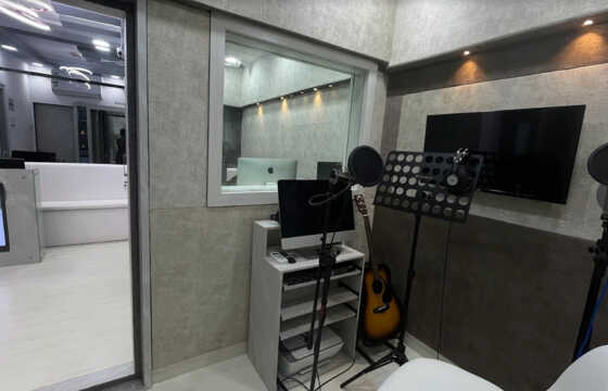 Furnished Sound Recording Studio Office + Reception at Juhu Circle