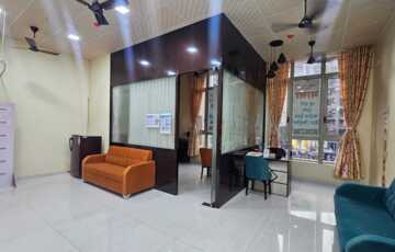 Boss cabin with 4 seater conference room table