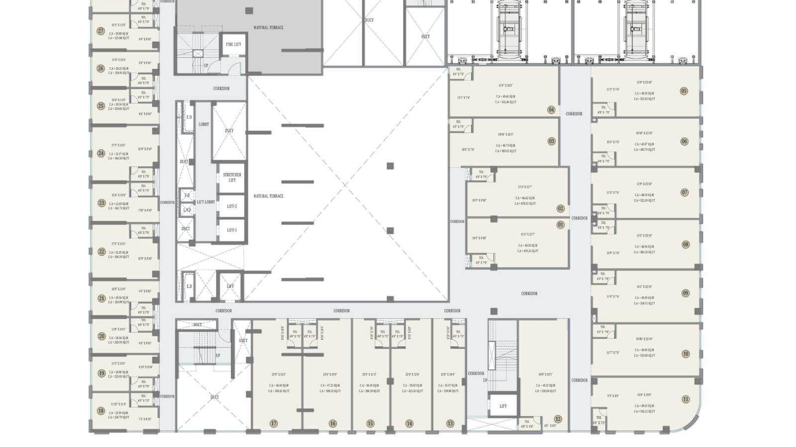 Second floor plan